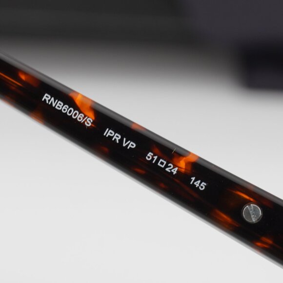 Rag & Bone RNB6006/S 0IPR VP Square Sunglasses - Blue/Havana/Brown - Picture 8 of 8